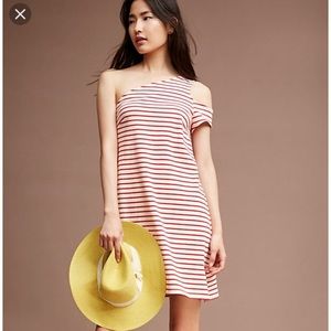 Anthropologie One Shoulder Maeve dress size large